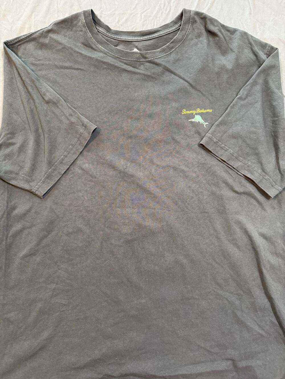Tommy Bahama Relax Graphic T-Shirt Marlin Logo Gray XXL